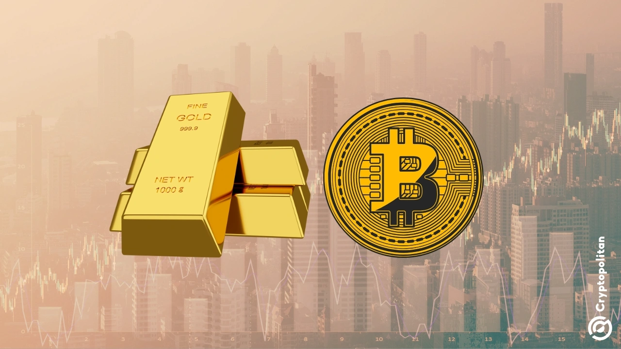 摩根大通预测比特币将在 2025 年下半年超越黄金
