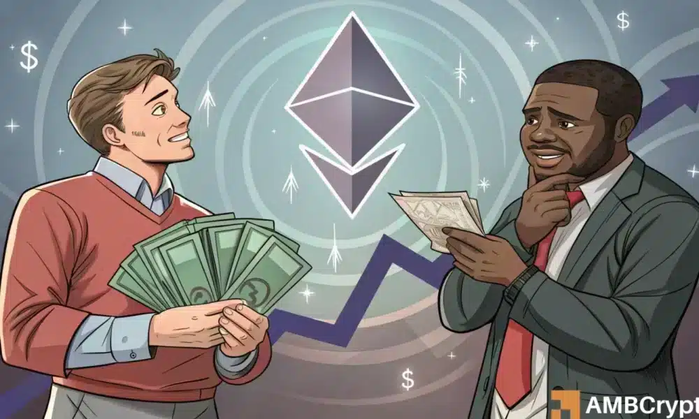 SharpLink 买入 1 亿美元 ETH，Arthur Hayes 抛售 830 万美元 ETH——谁对以太坊的看法正确？