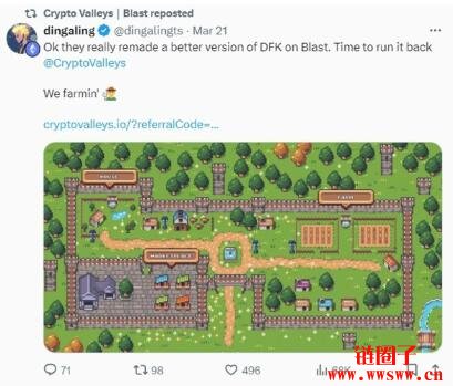 Blast农场游戏Crypto Valleys爆红！为什么吸引玩家？
